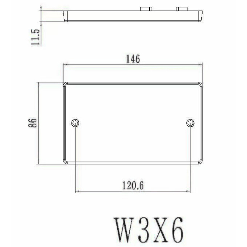 Bakelit 13A 2 Gang spínaná zásuvka HK6213W